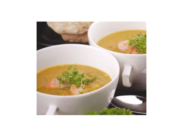 Zupa z soczewicy z kiełbaskami