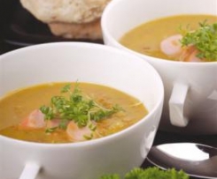 Zupa z soczewicy z kiełbaskami