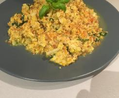 Kaszotto z kalafiorem i indykiem