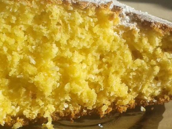 Ciasto kukurydziane z kokosem