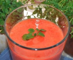 Koktajl (pomarańcza, truskawki, gruszka)