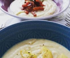 KREM Z PIECZONYCH JABŁEK I ZIEMNIAKÓW