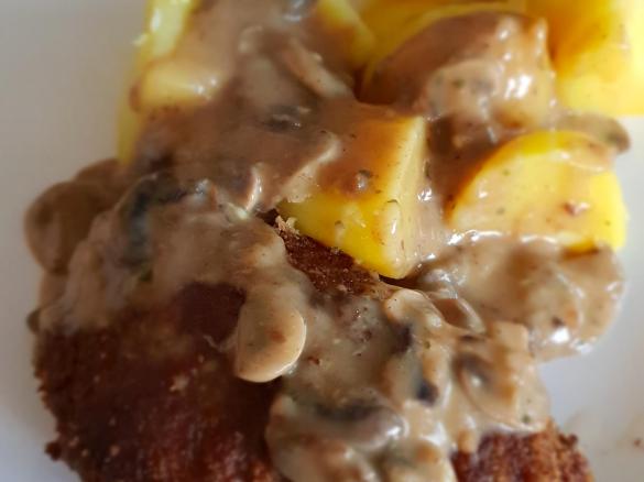 Mielone inaczej - nadziewane pieczarkami i serem