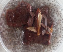 Chia wegańskie z musem czekoladowym