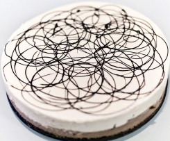 Biszkopt z musem czekoladowo-kokosowym