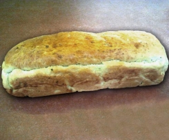 Chleb z serem feta i oliwkami