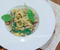 TAGIATELLE Z LEŚNYMI GRZYBAMI