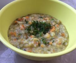 Koperkowa zupka ryżowa dla dzieci (rozszerzanie diety / BLW)