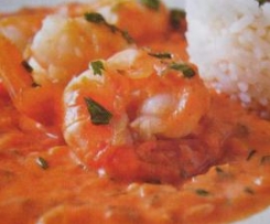 Krewetki pomidorowe niebo