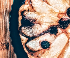 Aromatyczna tarta gruszkowo-malinowa