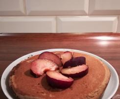 Omlet jaglany ze śliwkami