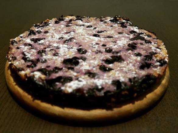 Fit sernik owsiany z jagodami