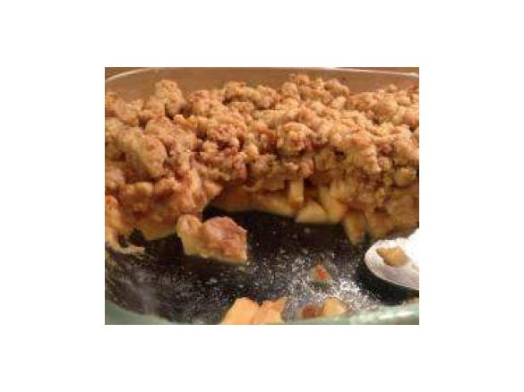 Crumble z jablkami