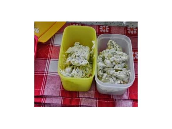 Masło czosnkowe z koperkiem