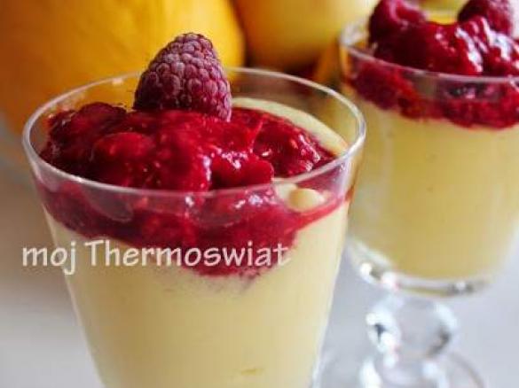 DESER MANGO Z MALINAMI