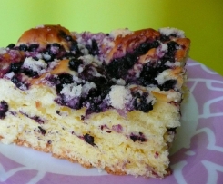 Ciasto drożdżowe z jagodami