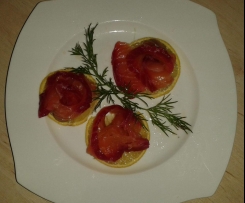 Łososiowe  róże na walentynki