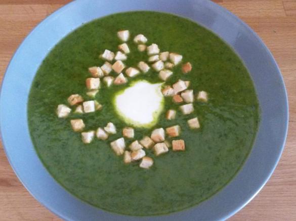 Dla dwojga ... krem ze szpinaku