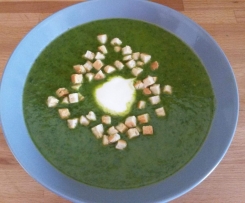 Dla dwojga ... krem ze szpinaku