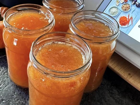 Dżem brzoskwiniowy z wanilią