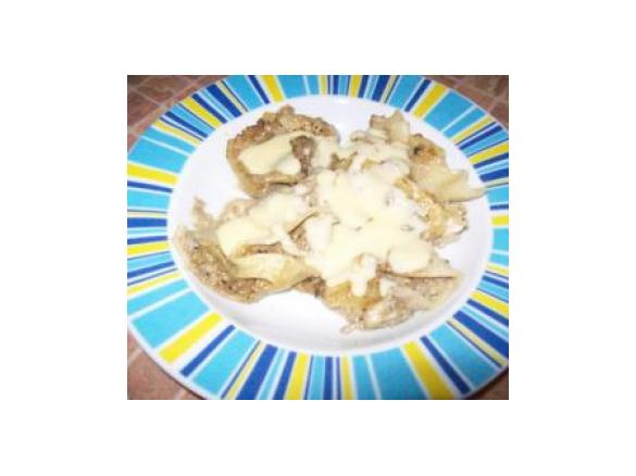 Wariant " Conchiglioni ripieni "- muszle nadziewane pieczarkami