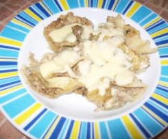 Wariant " Conchiglioni ripieni "- muszle nadziewane pieczarkami