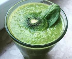 #30koktajliw30dni (jabłko, kiwi, szpinak, ananas, pietruszka) koktajl