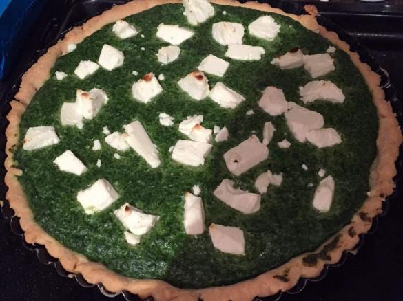 Tarta ze szpinakiem i fetą