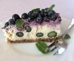 Wegański deser na zimno bez cukru w stylu sernika