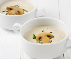 Zupa krem pieczarkowy z makaronem
