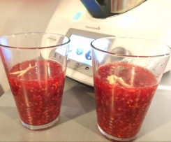 Kisiel malinowy z limonką