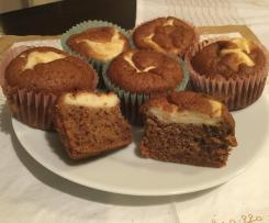 Muffinki (babeczki) bananowe z serem