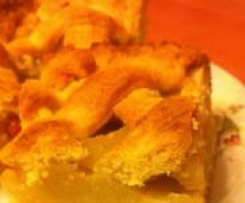 Kruche ciasto z gruszami i owocami goji