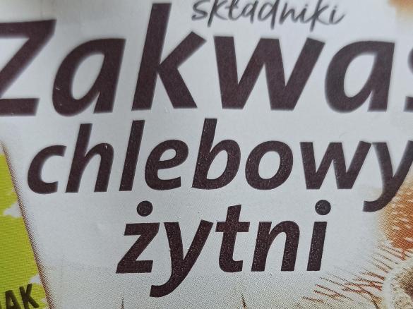 Chleb żytni z torebki dr etker