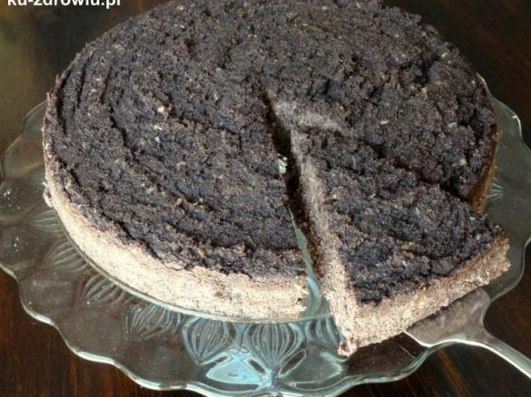 Makowiec wegański (bez mąki, jaj, cukru i mleka)