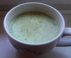Zupa krem z zielonej sałaty