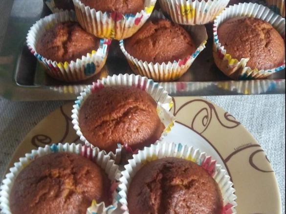 muffinki dyniowe z orzechami