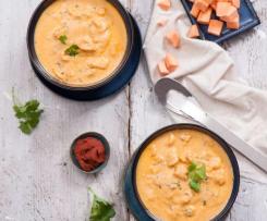 Zupa tajska z kurczakiem i batatami WIOLETTA