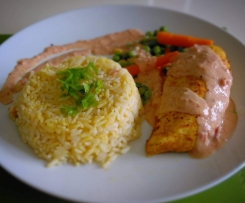 kurczak w sosie z suszonych pomidorów