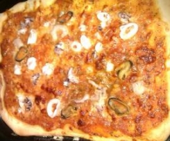 Pizza na cieńkim cieście