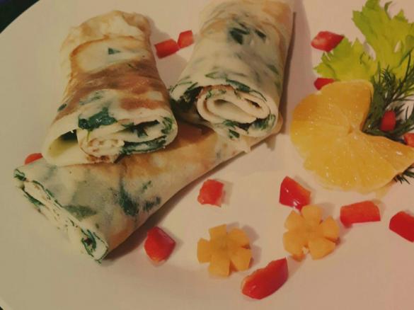 NALEŚNIKI ZE SZPINAKIEM