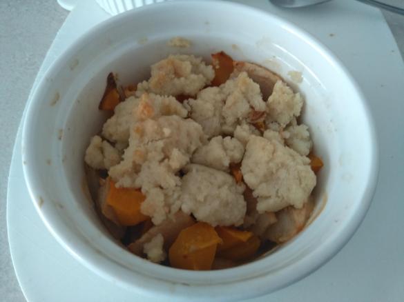 Jabłko z dynią pod kruszonką