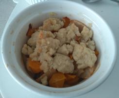 Jabłko z dynią pod kruszonką