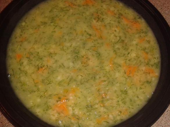 ZUPA KOPERKOWA Z RYŻEM