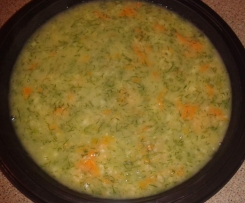 ZUPA KOPERKOWA Z RYŻEM