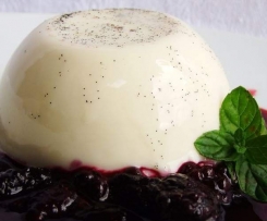 Panna cotta z chałwą 