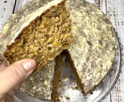 CIASTO DYNIOWO-JABŁKOWE Z PŁATKAMI OWSIANYMI