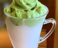 Dalgona z matcha w proszku