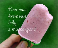 Lody owocowe z mascarpone