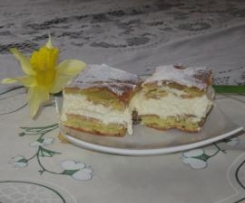 Karpatka z kremem jajecznym.